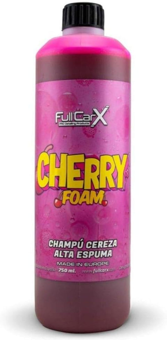 Fullcarx - Cherry Foam Champú Cereza Activo Super Brillo Fullcarx by Full Dip Agradable Aroma De Cereza 750 Ml