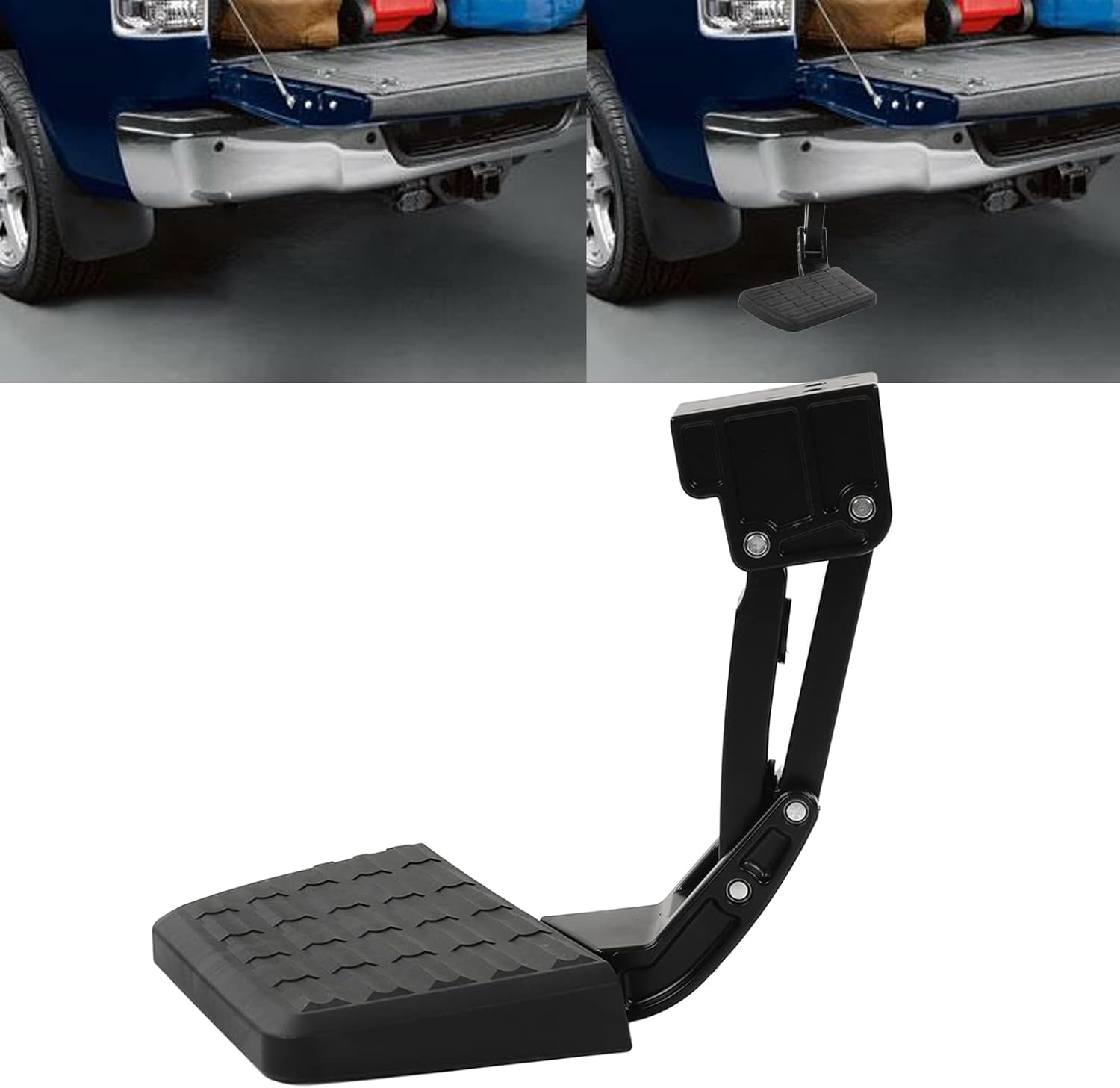 PT39235100 Escalón De Parachoques Trasero, Nuevo Escalón De Parachoques Retráctil De Cama Trasera, Fuerte Capacidad De Peso, Superficie Irregular, Reemplazo