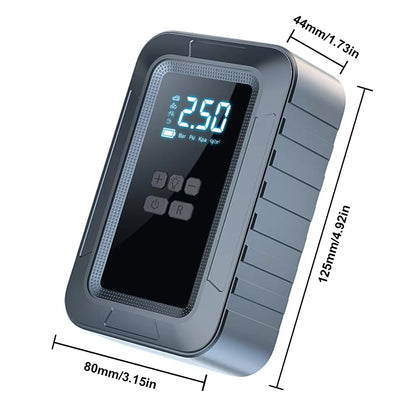 Rechargeable Air Pump Wireless Tire 12Velectric Inflator Portable Compressor Digital Cordless Car Tyre Inflator for Auto Bicycle