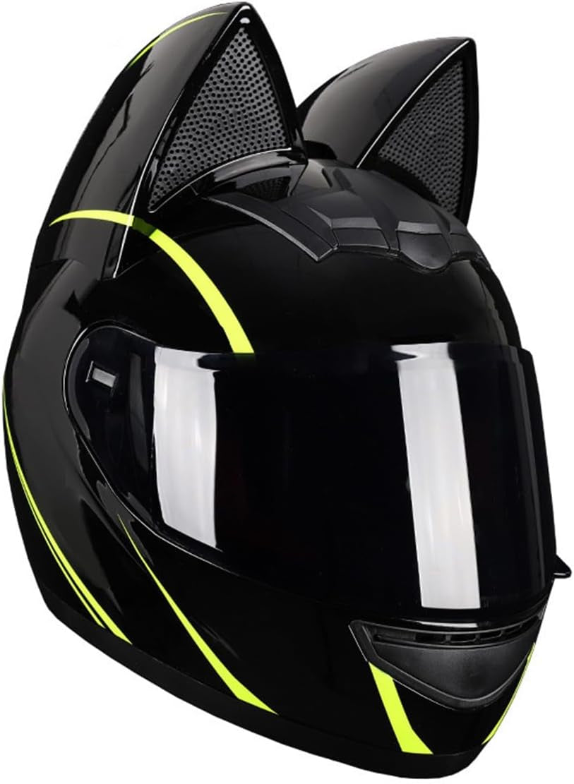 Orejas De Gato Cascos Integrales Moto ECE Homologado Casco Moto Modular Casco De Carreras Con Visera Cascos De Moto Modulares Para Mujeres Y Hombres Adulto