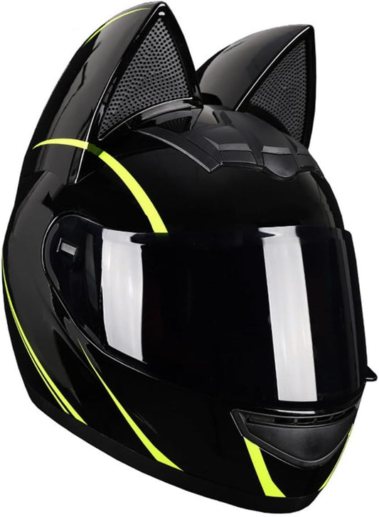 Orejas De Gato Cascos Integrales Moto ECE Homologado Casco Moto Modular Casco De Carreras Con Visera Cascos De Moto Modulares Para Mujeres Y Hombres Adulto