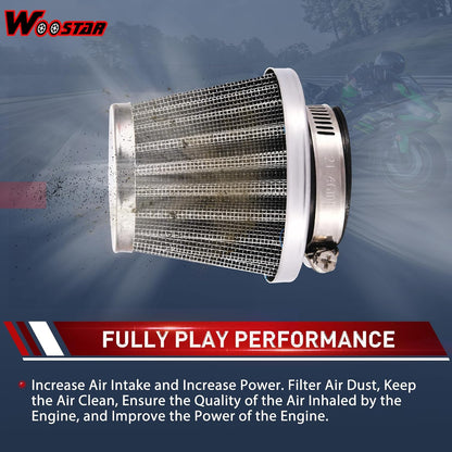 WOOSTAR PZ19 Carburador Con 35Mm Filtros De Aire Cable Choke Reemplazo Para 50Cc 70Cc 90Cc 110Cc 125Cc China ATV Scooter Go Kart