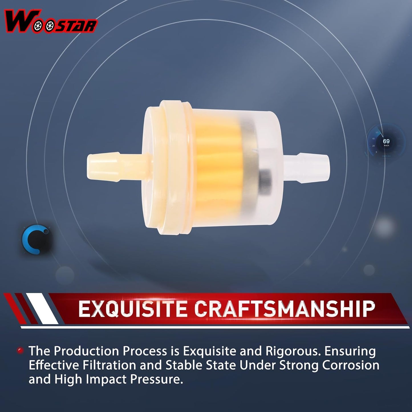 WOOSTAR PZ19 Carburador Con 35Mm Filtros De Aire Cable Choke Reemplazo Para 50Cc 70Cc 90Cc 110Cc 125Cc China ATV Scooter Go Kart