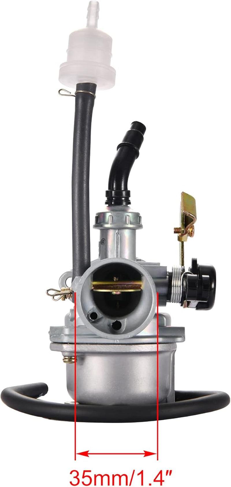 WOOSTAR PZ19 Carburador Con 35Mm Filtros De Aire Cable Choke Reemplazo Para 50Cc 70Cc 90Cc 110Cc 125Cc China ATV Scooter Go Kart