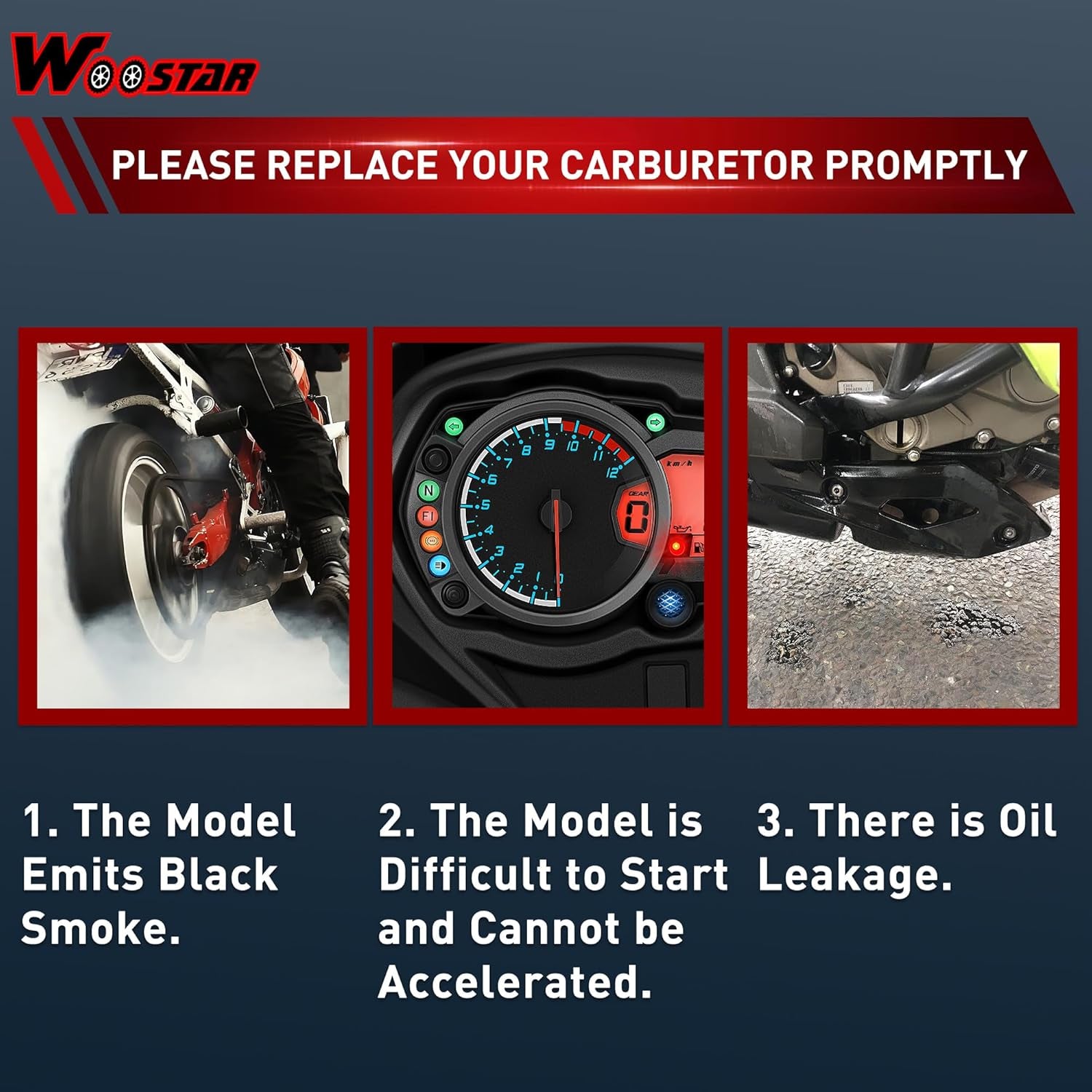 WOOSTAR PZ19 Carburador Con 35Mm Filtros De Aire Cable Choke Reemplazo Para 50Cc 70Cc 90Cc 110Cc 125Cc China ATV Scooter Go Kart