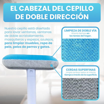 - Limpia Cristales Ventanas | Limpiador De Ventanas Multifunción Para Coches, Limpia Parabrisas, Limpia Pelo Mascotas | Limpiacristales Coche | Limpiador Cristales Profesional