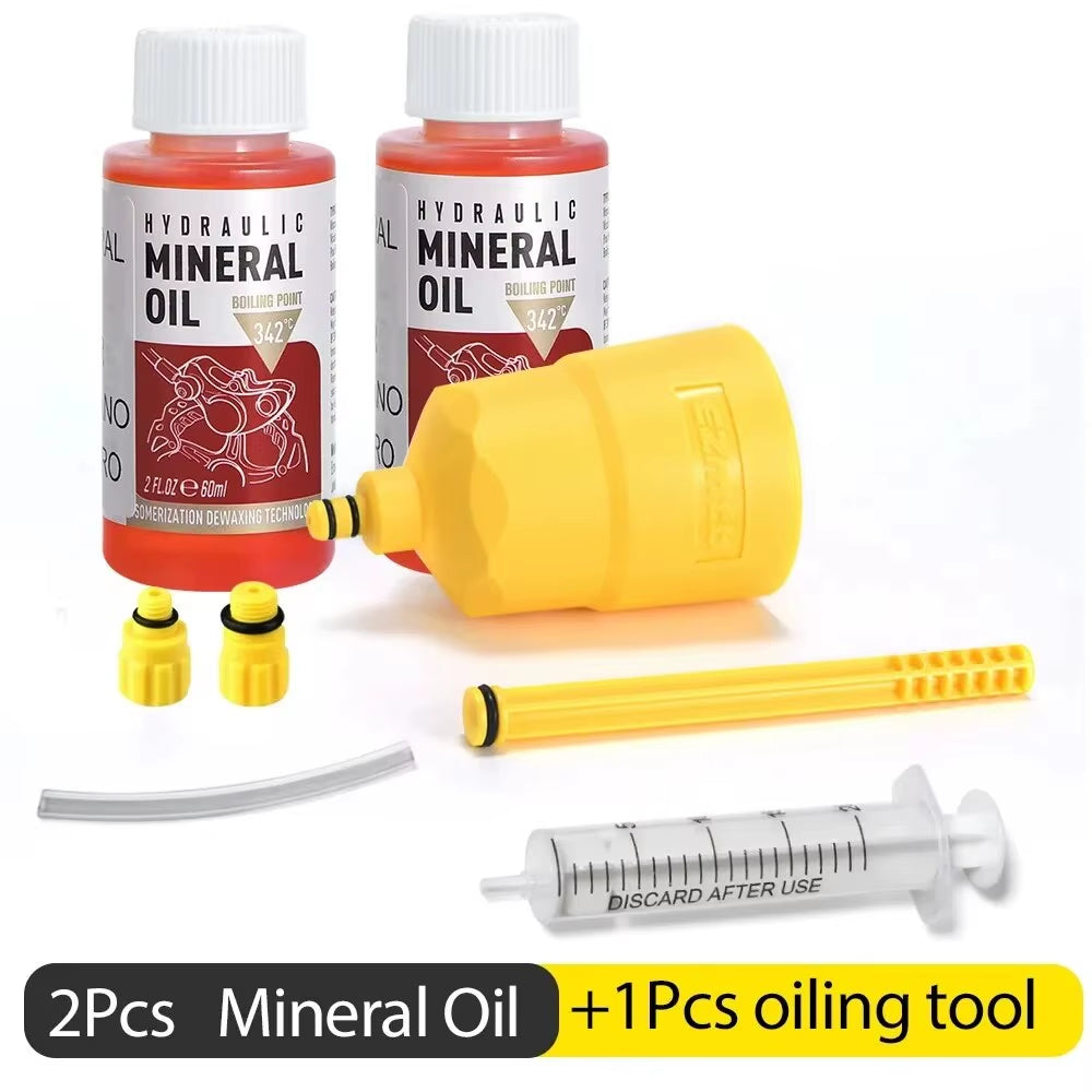 60ML Bicycle Brake Oil Bleed Kit Tools for Shimano,Tektro,Avid,Series MTB Road Bike Brake Repair Tool